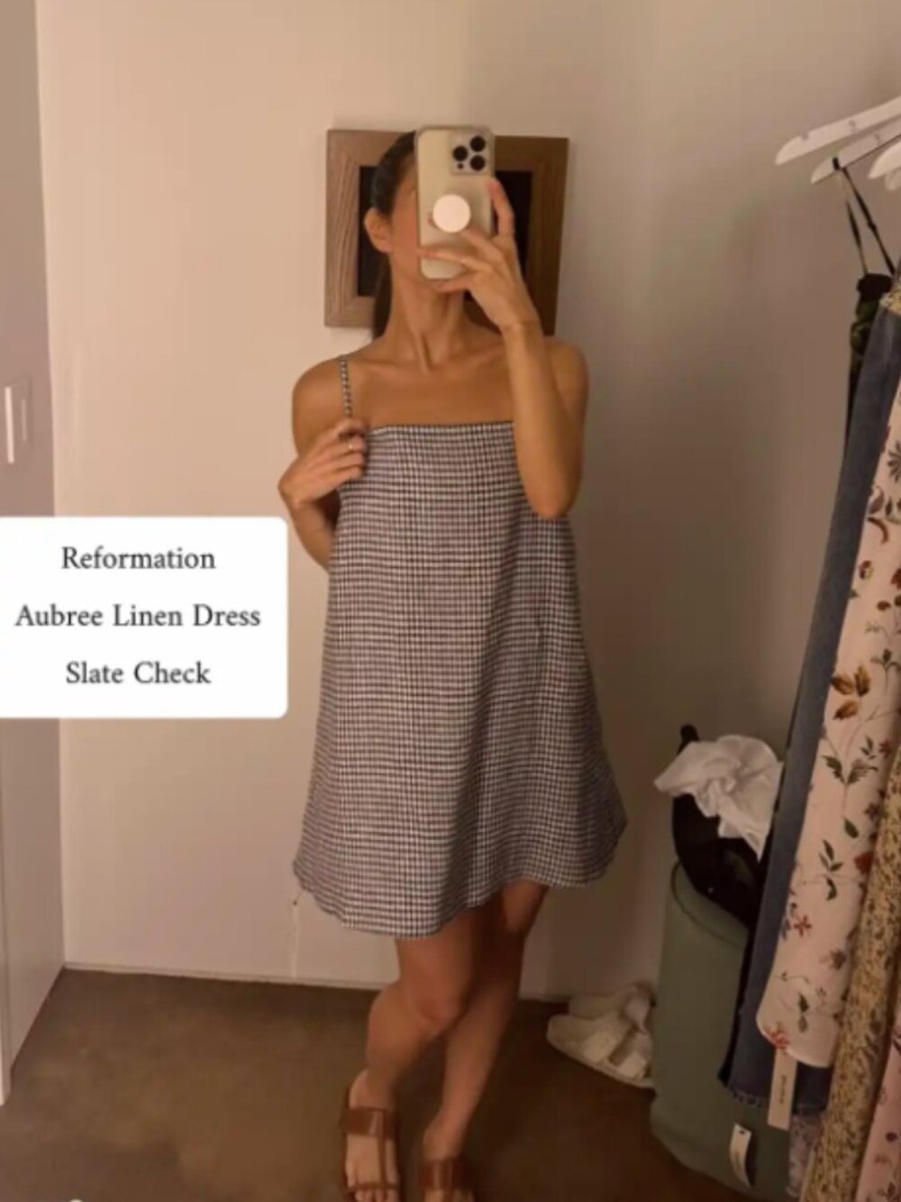 Reformation Aubree Linen Dress NWT - Size M
